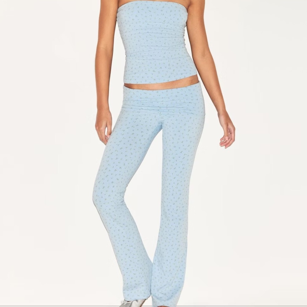 Skims cotton jersey fold over pants